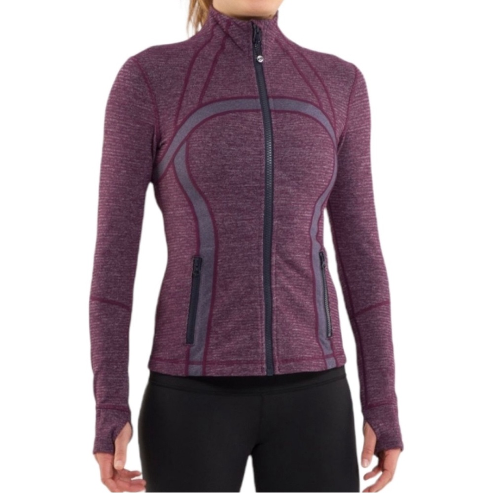 Lululemon Purple Full Zip Jacket Soft Swan Heathered Plum
Mini Check Sweatshirt